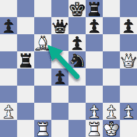 Chess Strategy - Tactics can make you or break you - White wins material with 25.Bc6!
