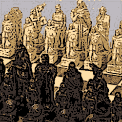 Celtic Chess Pieces
