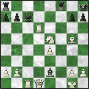 Game position after 24.Qd1!!
