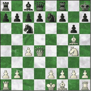 Game position after 10.Ng4+