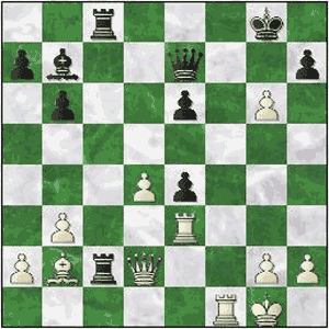 Game position after 25...Rc2