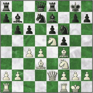 Game position after 14.Qe2