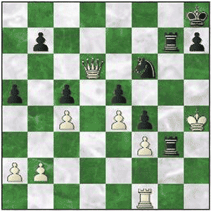 Game position after 50.Qxd6