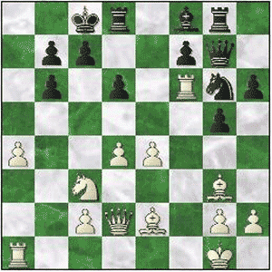 Game position after 22.Rxf6!