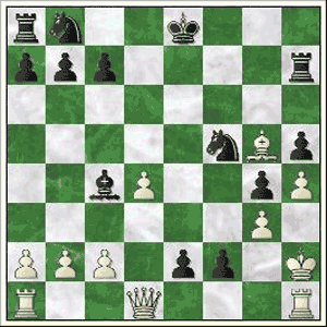 Game position after 21...e2