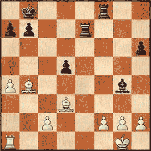Game position after 31.Bb4