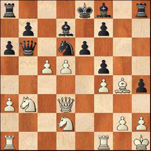 Game position after 22.c5