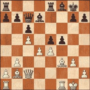Game position after 17.Qc2!