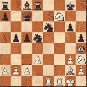 Game position after 22.Nxf7!!