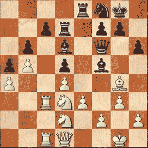 Game position after 25.Bg4!