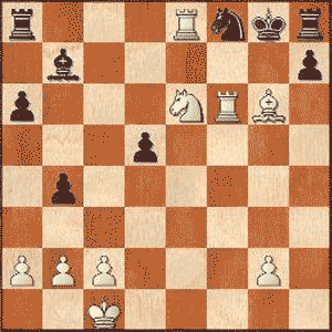 Game position after 26.Rxf6!