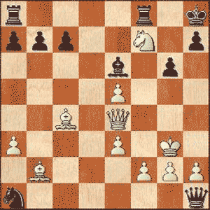 Game position after 20.Nxf7+!!