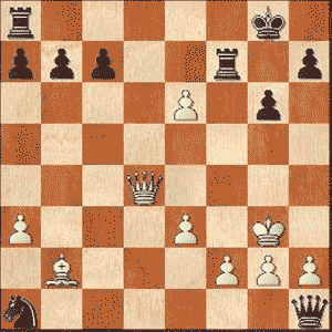 Game position after 24.Qd4!