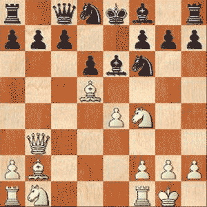 Game position after 10...Nd8