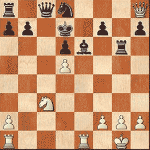 Game position after 19.Nc3!!