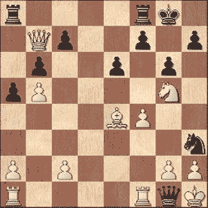 Game position after 24...Qg1+