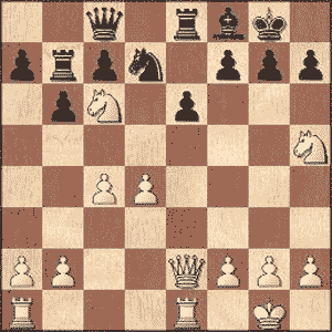 Game position after 18...Nd7