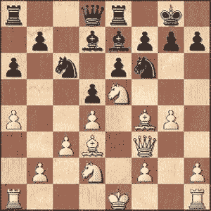 Game position after 12.g4!