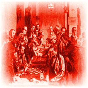 Pierre Saint Amant and Hyacinthe Henri Boncourt played many games in a keenly contested rivalry in settings just like this
