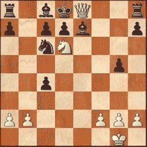 Game position after 21.Qe8+!
