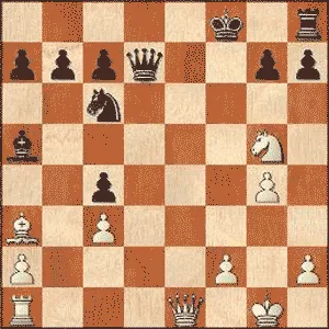 Game position after 22.Ba3+