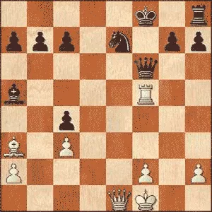Game position after 27.Rf5!!