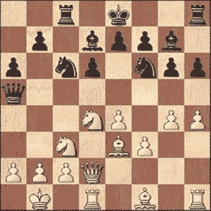 Game position after 12...a6