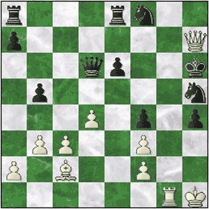 Game position after 31.Qh7+!